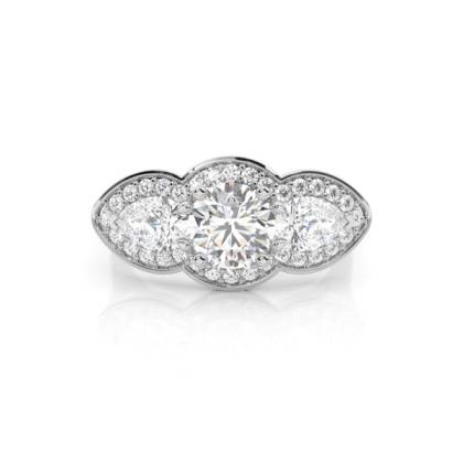 950 Platinum Diamond Ring Manufacturers in Victoria