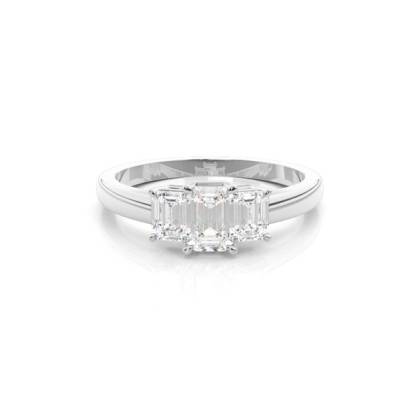 Fancy Three Stone Diamond Ring Manufacturers in Gold Coast