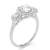 Halo Three Stone Diamond Ring Manufacturers in Italy