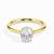 Oval Cut Solid Gold Ring Manufacturers in Canada