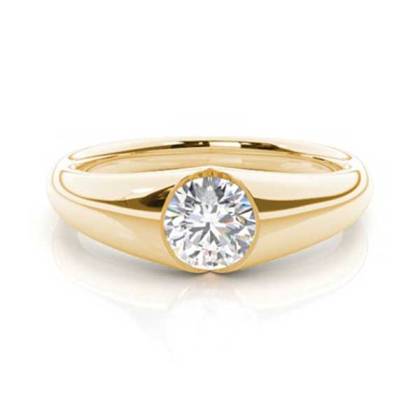 Round Cut Engagement Ring Manufacturers in Surat