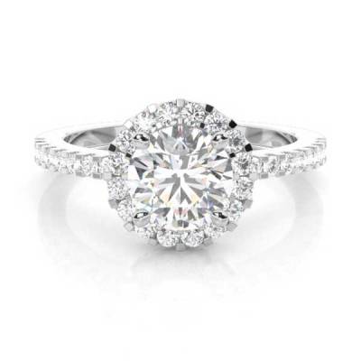 Round Cut Hidden Halo Ring Manufacturers, Suppliers, Exporters in Los Angeles