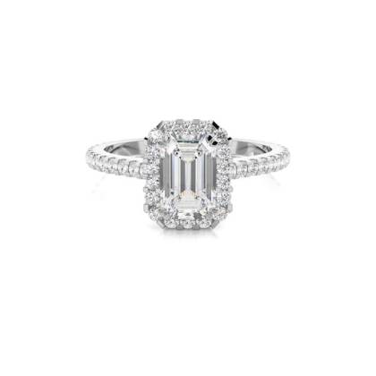 Square Diamond Halo Ring Manufacturers in Sydney