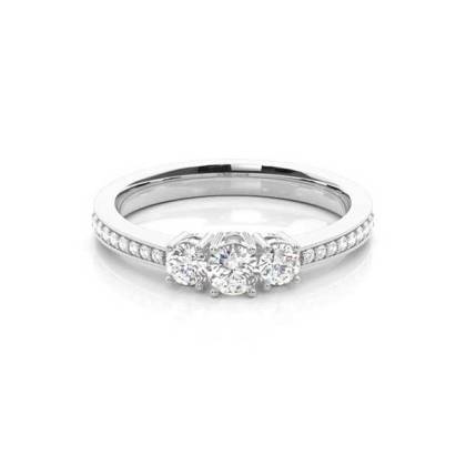Three Stone Side Diamond Ring Manufacturers in United States