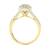 Yellow Gold Halo Ring Manufacturers in Townsville